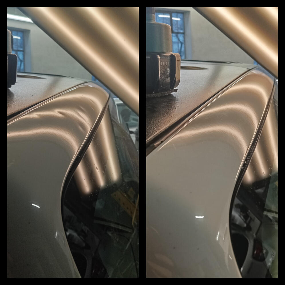 Rimozione ammaccatura portiera senza vernice - PDR Milano